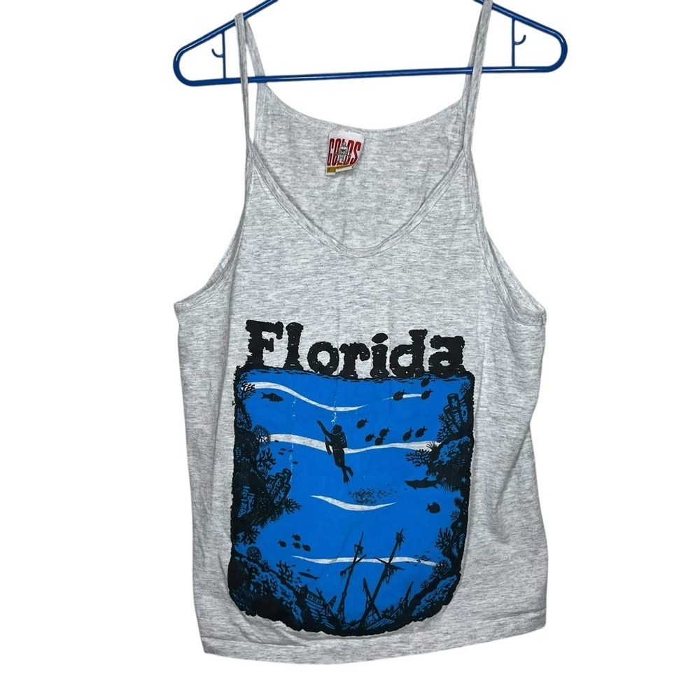 Vintage Gold's Gym Florida Thin Strap Tank Top